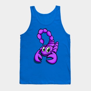 Happy Purple Scorpion Tank Top